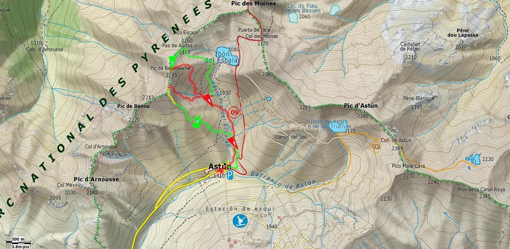 Mapa general salida pico Torrrullas